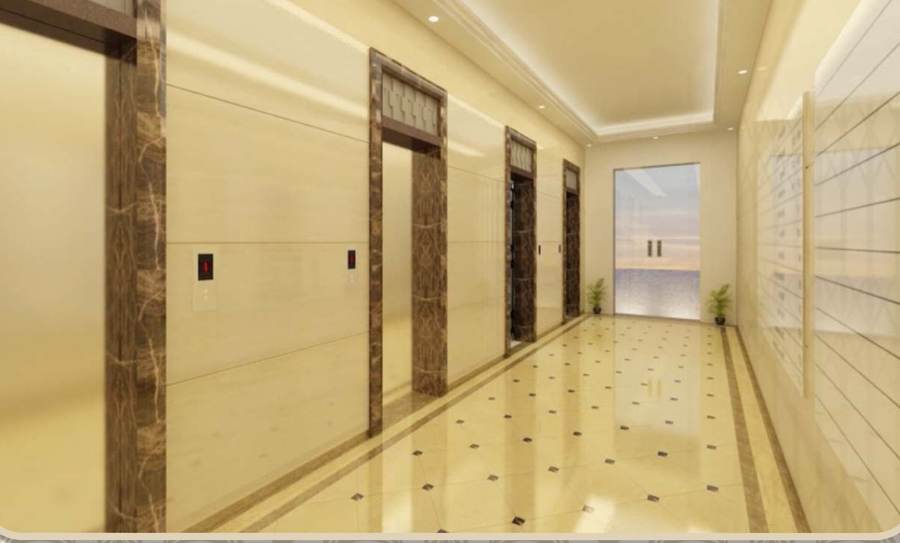 Lift lobby, artist's impression
